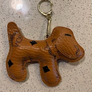 MCM Brown Dog Keychain